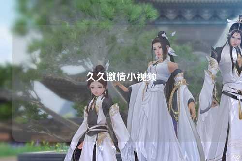 久久激情小视频