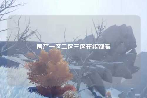 国产一区二区三区在线观看